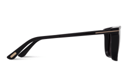 Shop TOM FORD Sinatra Square Sunglasses in Shiny Black online.