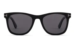 Shop TOM FORD Kevyn Square Sunglasses in Shiny Black online.
