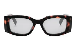Shop CELINE Maxi Triomphe Rectangular Sunglasses in Dark Havana online.