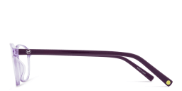 Shop EYE'M Kids Oval Eyeglasses in Purple online.