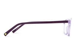 Shop EYE'M Kids Oval Eyeglasses in Purple online.