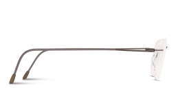 Shop Silhouette Lite Spirit RL Rimless Square Eyeglasses in Silver online.