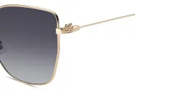Shop ETRO Bold Pegaso Oversized Cat-Eye Sunglasses in Rose Gold online.