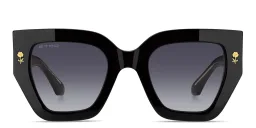 Shop ETRO Etromania Oversized Cat-Eye Sunglasses in Black online.
