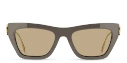 Shop ETRO Bold Pegaso Cat-Eye Sunglasses in Grey online.
