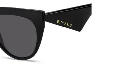 Shop ETRO Tailoring Oversized Cat-Eye Sunglasses in Black online.