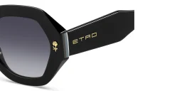 Shop ETRO Etromania Oversized Butterfly Sunglasses in Black online.