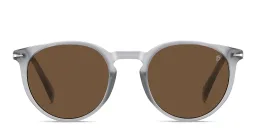 Shop DAVID BECKHAM Timeless Icons Panthos Sunglasses in Grey online.