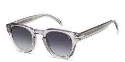 Shop DAVID BECKHAM Style Pioneer Panthos Sunglasses in Grey online.