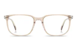 تسوق Timeless Icons Rectangle Eyeglasses ديفيد بيكهام بلون Beige Crystal أونلاين.