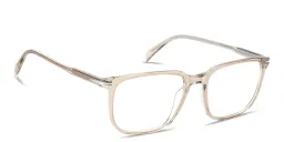 تسوق Timeless Icons Rectangle Eyeglasses ديفيد بيكهام بلون Beige Crystal أونلاين.