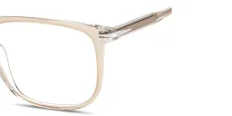 تسوق Timeless Icons Rectangle Eyeglasses ديفيد بيكهام بلون Beige Crystal أونلاين.