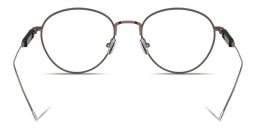 Shop BRUNELLO CUCINELLI Sartorial Sunset Unisex Round Eyeglasses in Black online.