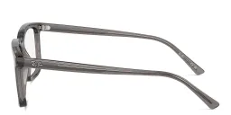 Shop Ray-Ban Alain Optics Unisex Rectangle Eyeglasses in Opal Dark Grey online.