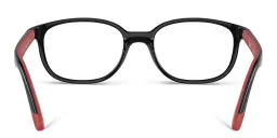 Shop Ray-Ban Junior Optics Kids Bio-Based Panthos Eyeglasses in Black online.
