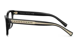 Shop TIFFANY T True Butterfly Eyeglasses in Black online.