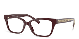 Shop TIFFANY T True Butterfly Eyeglasses in Red online.