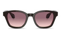 Shop GIORGIO ARMANI Armani Code Square Sunglasses in Top Brown Transparent Pink online.