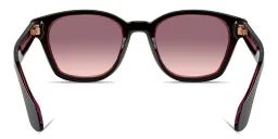 Shop GIORGIO ARMANI Armani Code Square Sunglasses in Top Brown Transparent Pink online.