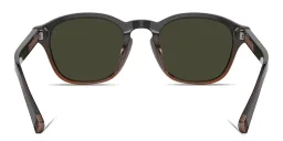 Shop BRUNELLO CUCINELLI Intarsia Rays Unisex Square Sunglasses in Havana online.