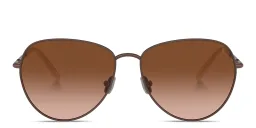 Shop BRUNELLO CUCINELLI Timeless Reflections Aviator Sunglasses in Brown online.