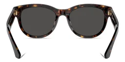 Shop BURBERRY Logo Print Panthos Sunglasses in Dark Havana online.