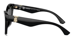 Shop BURBERRY TB Motif Cat-Eye Sunglasses in Black online.