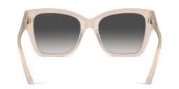 تسوق نظارات شمسية مربّعة بشعار JC جيمي تشو بلون زهري أونلاين.