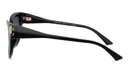 Shop JIMMY CHOO JC Motif Cat-Eye Sunglasses in Black online.