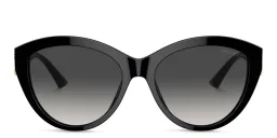 Shop JIMMY CHOO JC Motif Round Sunglasses in Black online.
