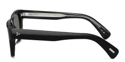 Shop OLIVER PEOPLES Birell Sun Unisex Pillow Sunglasses in Black online.