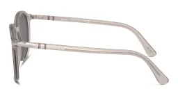 Shop PERSOL Unisex Panthos Sunglasses in Opal Grey online.