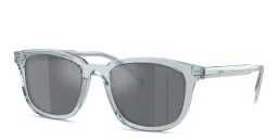 Shop PRADA Logo Pillow Sunglasses in Transparent Azure online.