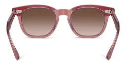 Shop Ray-Ban Junior Logo Kids Square Sunglasses in Red online.