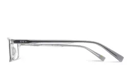 Shop EYE'M Rectangle Eyeglasses in Grey online.