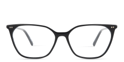 Shop EYE'M Square Eyeglasses in Black online.