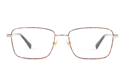Shop EYE'M Rectangle Eyeglasses in Gold online.