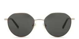 Shop EYE'M Round Sunglasses in Gold online.