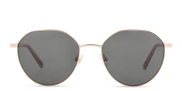 Shop EYE'M Round Sunglasses in Rose Gold online.