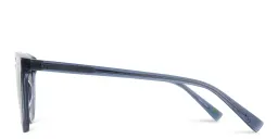 Shop EYE'M Round Sunglasses in Blue online.
