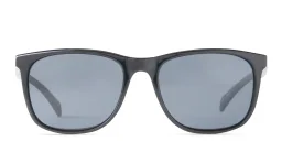 Shop EYE'M Unisex Square Sunglasses in Black online.