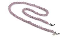 Shop The RICCI DISTRICT Lava Stone Unisex Glasses Chain in Purple online.