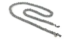Shop The RICCI DISTRICT Lava Stone Unisex Glasses Chain in Grey online.