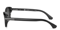 Shop BURBERRY Logo Signature Irregular Sunglasses in Grey online.