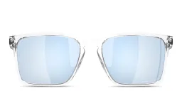 Shop Oakley Exchange Unisex Rectangle Sunglasses in Clear online.