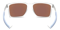 Shop Oakley Exchange Unisex Rectangle Sunglasses in Clear online.