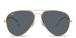 Shop Ray-Ban Old Aviator Unisex Pilot Sunglasses in Rose Gold online.