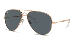 Shop Ray-Ban Old Aviator Unisex Pilot Sunglasses in Rose Gold online.