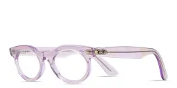 Shop Ray-Ban Wayfarer Oval Optics Change Eyeglasses in Purple online.