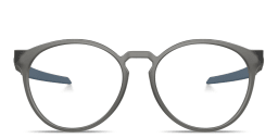 Shop Oakley Exchange R Round Eyeglasses in Grey online.